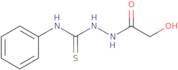 2-Hydroxy-N-[(phenylcarbamothioyl)amino]acetamide
