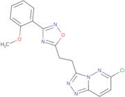5-(2-{6-Chloro-[1,2,4]triazolo[4,3-b]pyridazin-3-yl}ethyl)-3-(2-methoxyphenyl)-1,2,4-oxadiazole
