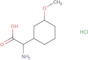 2-Amino-2-(3-methoxycyclohexyl)acetic acid hydrochloride