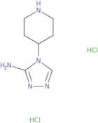 4-(Piperidin-4-yl)-4H-1,2,4-triazol-3-amine dihydrochloride