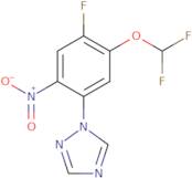 1-[5-(Difluoromethoxy)-4-fluoro-2-nitrophenyl]-1H-1,2,4-triazole