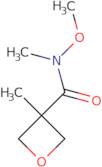 N-Methoxy-N,3-dimethyloxetane-3-carboxamide