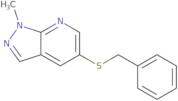 5-(Benzylsulfanyl)-1-methyl-1H-pyrazolo[3,4-b]pyridine