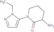 3-Amino-1-(1-ethyl-1H-pyrazol-5-yl)piperidin-2-one
