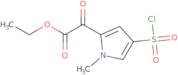 Ethyl 2-[4-(chlorosulfonyl)-1-methyl-1H-pyrrol-2-yl]-2-oxoacetate