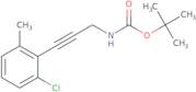 tert-Butyl N-[3-(2-chloro-6-methylphenyl)prop-2-yn-1-yl]carbamate