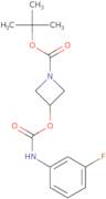 tert-Butyl 3-{[(3-fluorophenyl)carbamoyl]oxy}azetidine-1-carboxylate