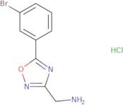 [5-(3-Bromophenyl)-1,2,4-oxadiazol-3-yl]methanamine hydrochloride