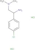 [2-Amino-2-(4-chlorophenyl)ethyl]dimethylamine dihydrochloride