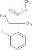 Methyl 3-amino-2-(2-fluorophenyl)-2-methylpropanoate