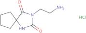 3-(2-Aminoethyl)-1,3-diazaspiro[4.4]nonane-2,4-dione hydrochloride