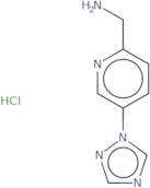 [5-(1H-1,2,4-Triazol-1-yl)pyridin-2-yl]methanamine hydrochloride