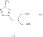 3-Amino-2-[(1-methyl-1H-pyrazol-4-yl)methyl]propan-1-ol dihydrochloride