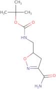 tert-Butyl N-[(3-carbamoyl-4,5-dihydro-1,2-oxazol-5-yl)methyl]carbamate