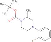 tert-Butyl 4-(2-fluorophenyl)-2-methylpiperazine-1-carboxylate