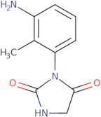 3-(3-Amino-2-methylphenyl)imidazolidine-2,4-dione