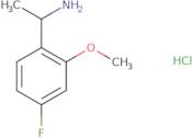 1-(4-Fluoro-2-methoxyphenyl)ethan-1-amine hydrochloride