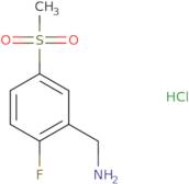 (2-Fluoro-5-methanesulfonylphenyl)methanamine hydrochloride