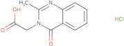 2-(2-Methyl-4-oxo-3,4-dihydroquinazolin-3-yl)acetic acid hydrochloride