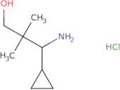 3-Amino-3-cyclopropyl-2,2-dimethylpropan-1-ol hydrochloride
