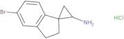 5'-Bromo-2',3'-dihydrospiro[cyclopropane-1,1'-indene]-3-amine hydrochloride