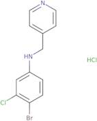 4-Bromo-3-chloro-N-(pyridin-4-ylmethyl)aniline hydrochloride