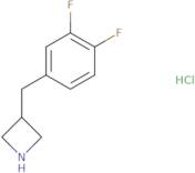 3-[(3,4-Difluorophenyl)methyl]azetidine hydrochloride