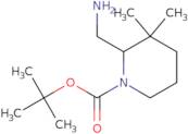 tert-Butyl 2-(aminomethyl)-3,3-dimethylpiperidine-1-carboxylate