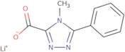 4-methyl-5-phenyl-4H-1,2,4-triazole-3-carboxylate lithium (I)
