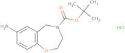 tert-Butyl 7-amino-2,3,4,5-tetrahydro-1,4-benzoxazepine-4-carboxylate hydrochloride