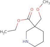 Ethyl 3-(methoxymethyl)piperidine-3-carboxylate