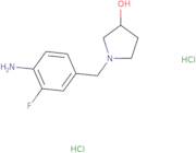 1-[(4-Amino-3-fluorophenyl)methyl]pyrrolidin-3-ol dihydrochloride