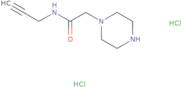 2-(Piperazin-1-yl)-N-(prop-2-yn-1-yl)acetamide dihydrochloride