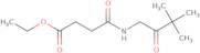 Ethyl 3-[(3,3-dimethyl-2-oxobutyl)carbamoyl]propanoate