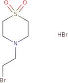 4-​(2-​Bromoethyl)​-thiomorpholine 1,​1-​dioxide hydrobromide