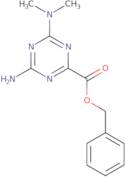 Benzyl 4-amino-6-(dimethylamino)-1,3,5-triazine-2-carboxylate