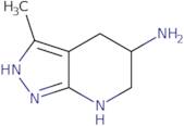 3-Methyl-1H,4H,5H,6H,7H-pyrazolo[3,4-b]pyridin-5-amine