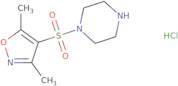 1-[(Dimethyl-1,2-oxazol-4-yl)sulfonyl]piperazine hydrochloride