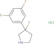 3-(3,5-Difluorophenyl)-3-fluoropyrrolidine hydrochloride