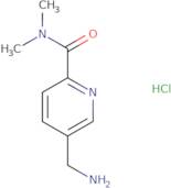 [5-(aminomethyl)pyridin-2-yl](dimethylamino)methanol hydrochloride