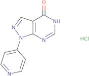 1-(Pyridin-4-yl)-1H,4H,5H-pyrazolo[3,4-d]pyrimidin-4-one hydrochloride