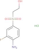 2-(4-Amino-3-fluorobenzenesulfonyl)ethan-1-ol hydrochloride