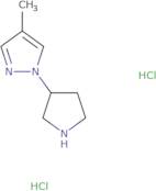 4-Methyl-1-(pyrrolidin-3-yl)-1H-pyrazole dihydrochloride