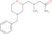 2-{[(4-Benzylmorpholin-2-yl)methyl](methyl)amino}acetamide