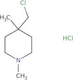 4-(Chloromethyl)-1,4-dimethylpiperidine hydrochloride