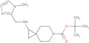 tert-Butyl 1-{[(1-methyl-1H-imidazol-2-yl)methyl]amino}-6-azaspiro[2.5]octane-6-carboxylate