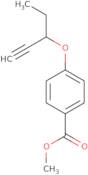 Methyl 4-pent-1-yn-3-yloxybenzoate