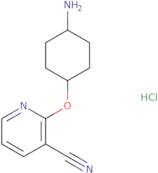 2-(4-Aminocyclohexyl)oxypyridine-3-carbonitrile hydrochloride