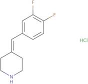 4-[(3,4-Difluorophenyl)methylidene]piperidine hydrochloride