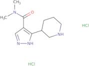 N,N-Dimethyl-3-(piperidin-3-yl)-1H-pyrazole-4-carboxamide dihydrochloride